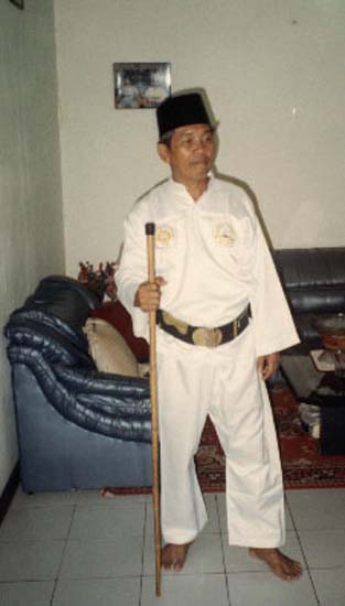 d1 ibrahim is guru perguruan pencak silat sinlamba cilandak jakarta